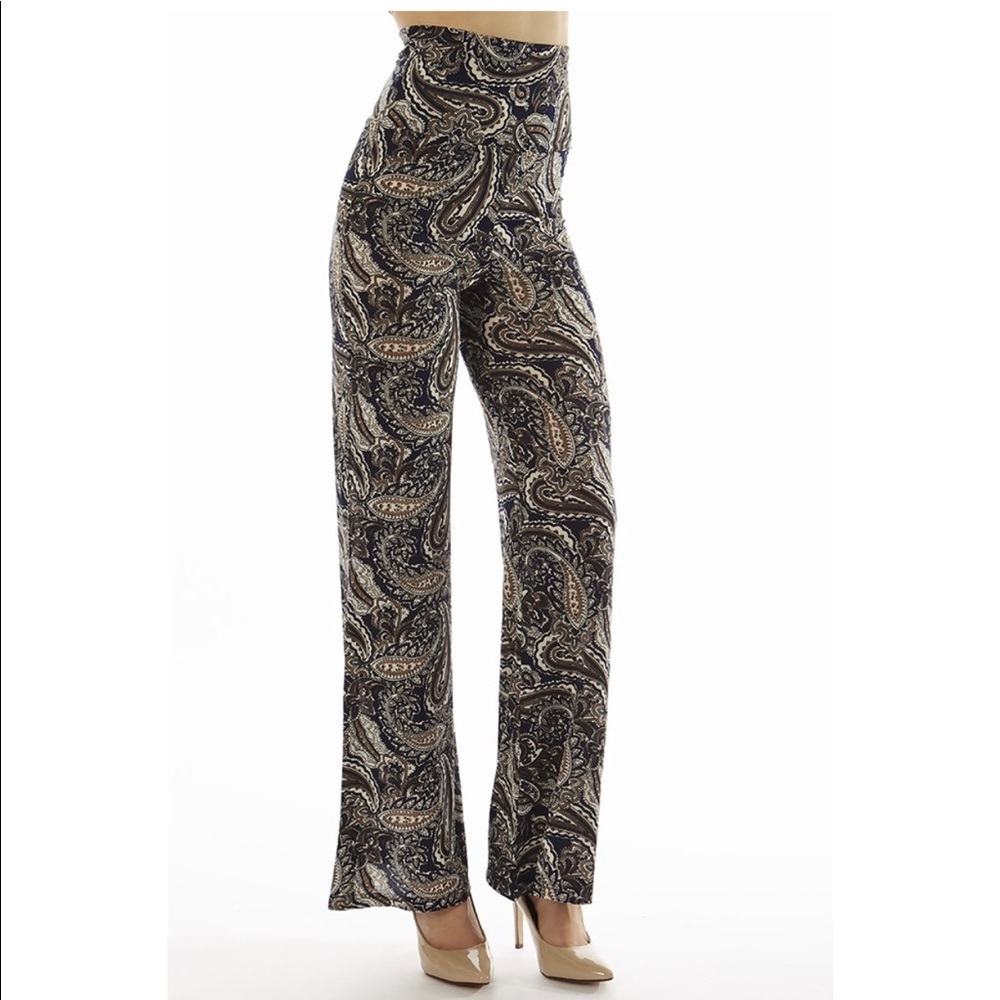 Popana women’s palazzo pattern printed pants